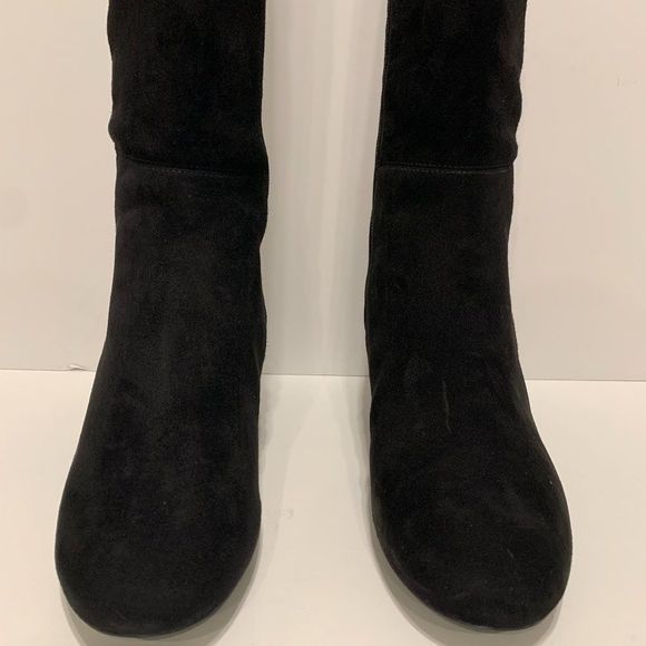 Cole Haan Denise Boot, Black Suede 10B - Picture 2 of 8